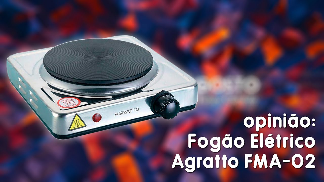 Fogão Elétrico da Agratto 1 boca FMA-02 - Vale a Pena? Opinião