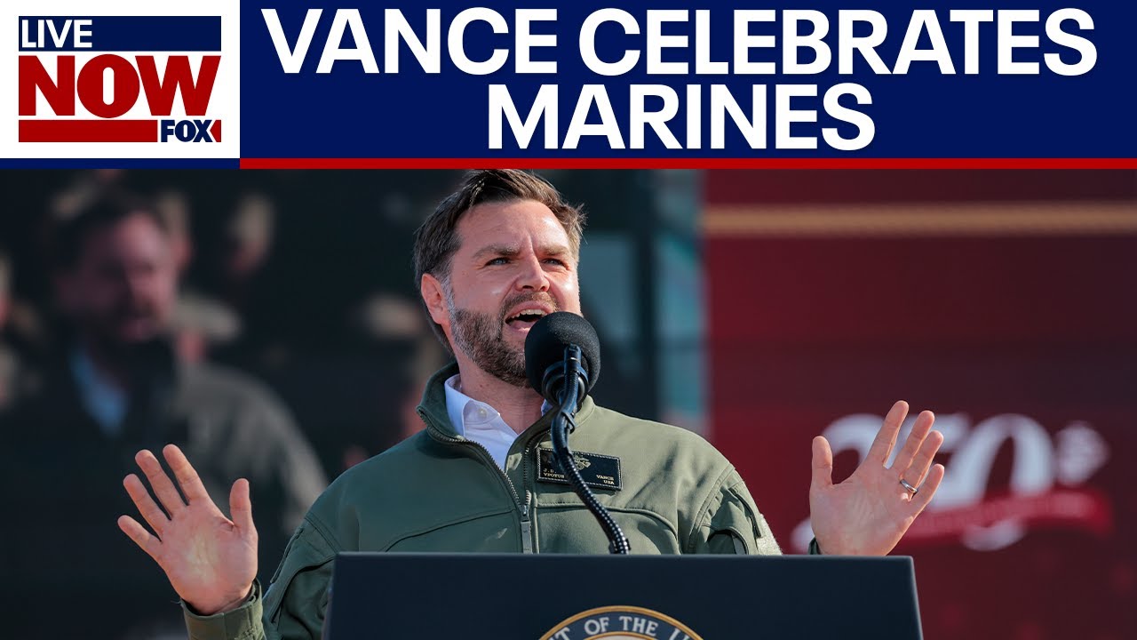 VP Vance delivers remarks at Marines 250th anniversary
