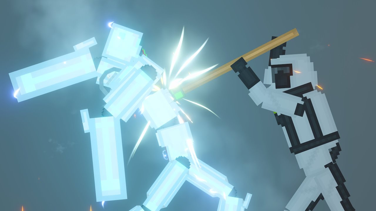 Modified Androids Vs Humans In People Playground