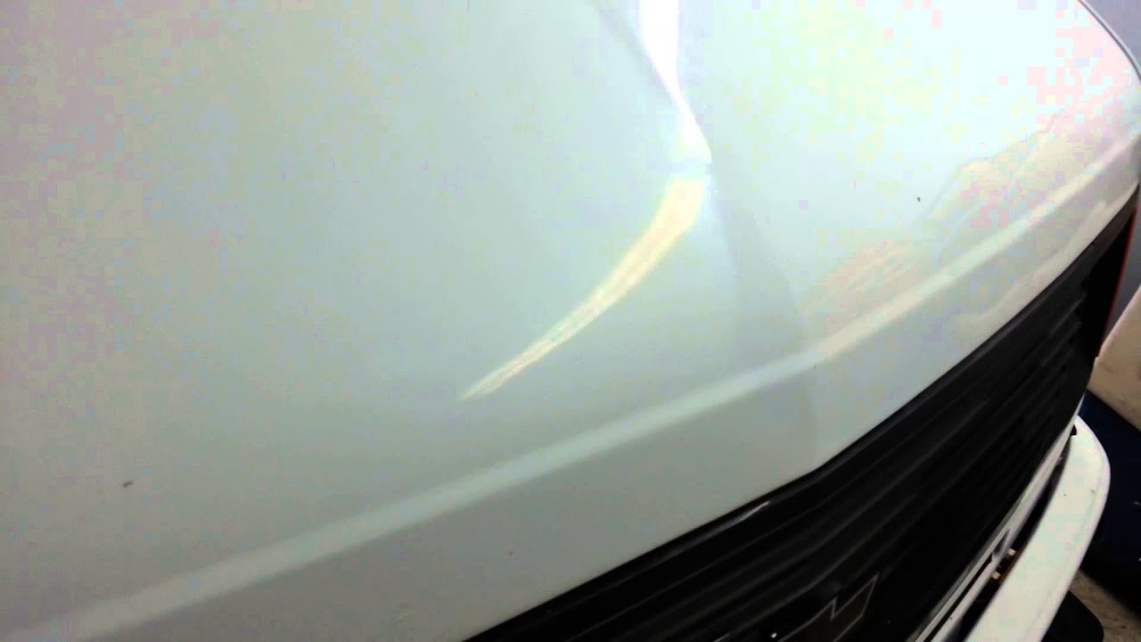 How to polish white paint on a work van