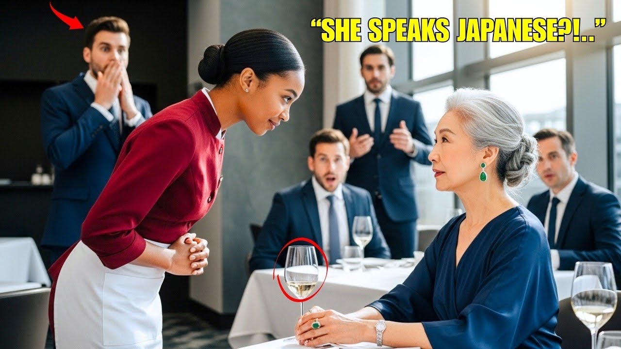 At the Dinner, Everyone Ignored the Female Billionaire CEO — Until the Black Waitress Spoke Japanese
