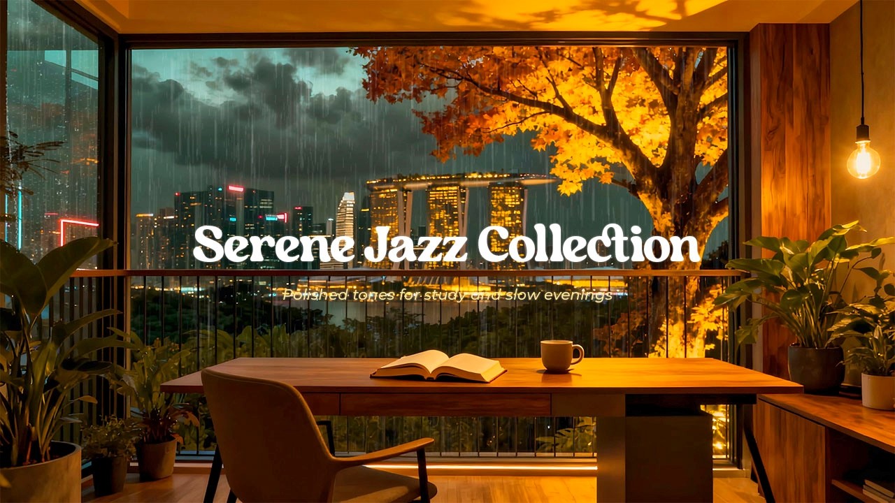 Deep Work Jazz Instrumental Study Music for Focus Flow and Sleep