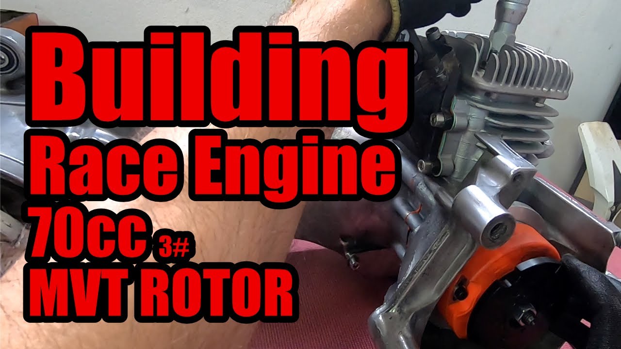 MVT DD | Building a Race Engine 70cc | Bws | Booster | Zuma - 3º Episode