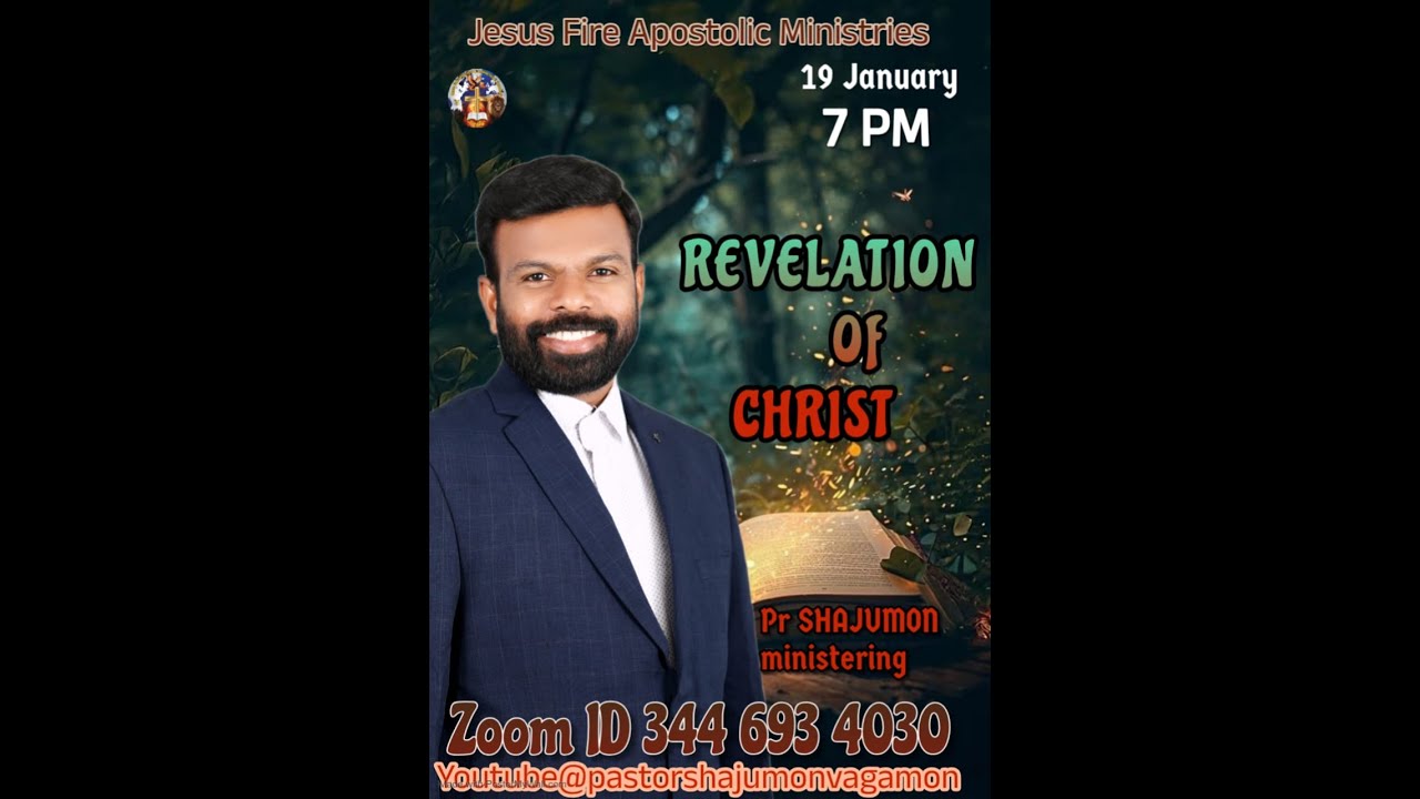 🔴Pr.Shajumon.R • Word for Today • Jesus Fire Apostolic Ministries • January 2026