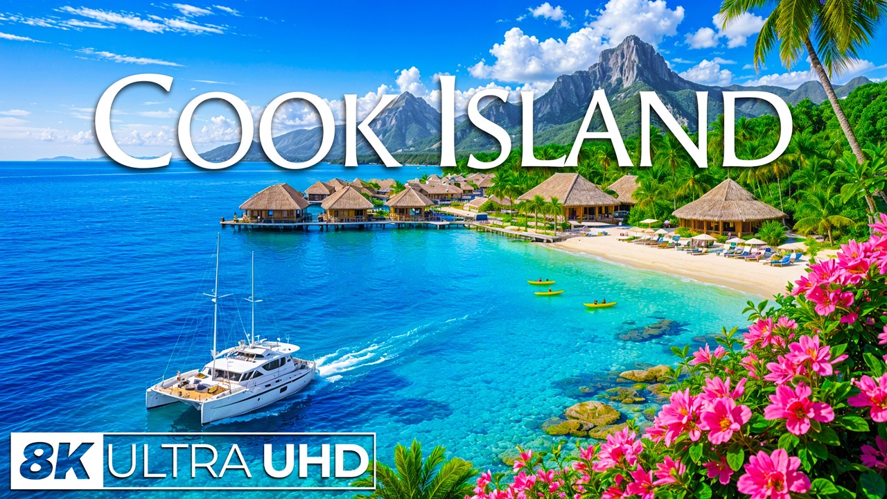 Cook Islands 8K UHD | Lagoon of Stillness & Endless Blue – Coral Reefs, Quiet Bays
