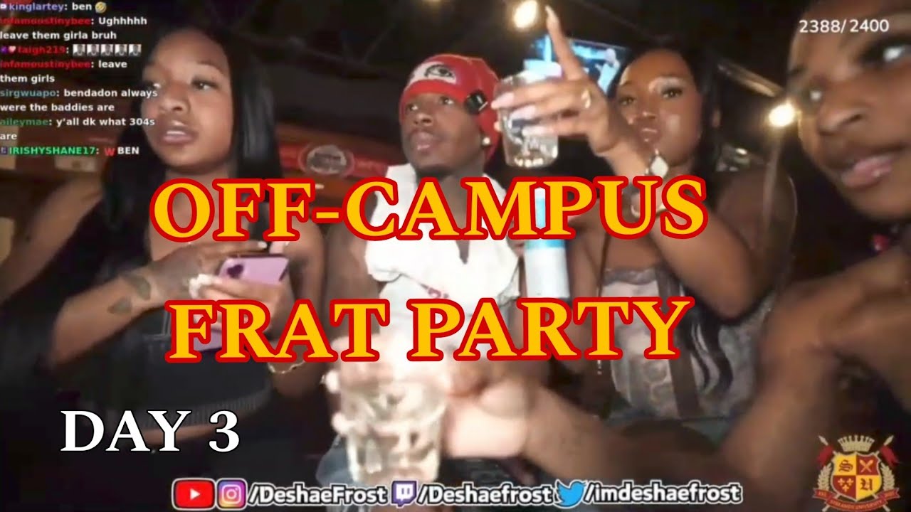 KAI CENAT FRAT PARTY STREAMER UNIVERSITY (FULL STREAM)