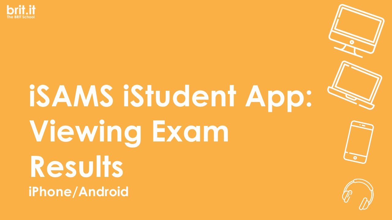 iSAMS iStudent App - Viewing Exam Results (iPhone/Android)