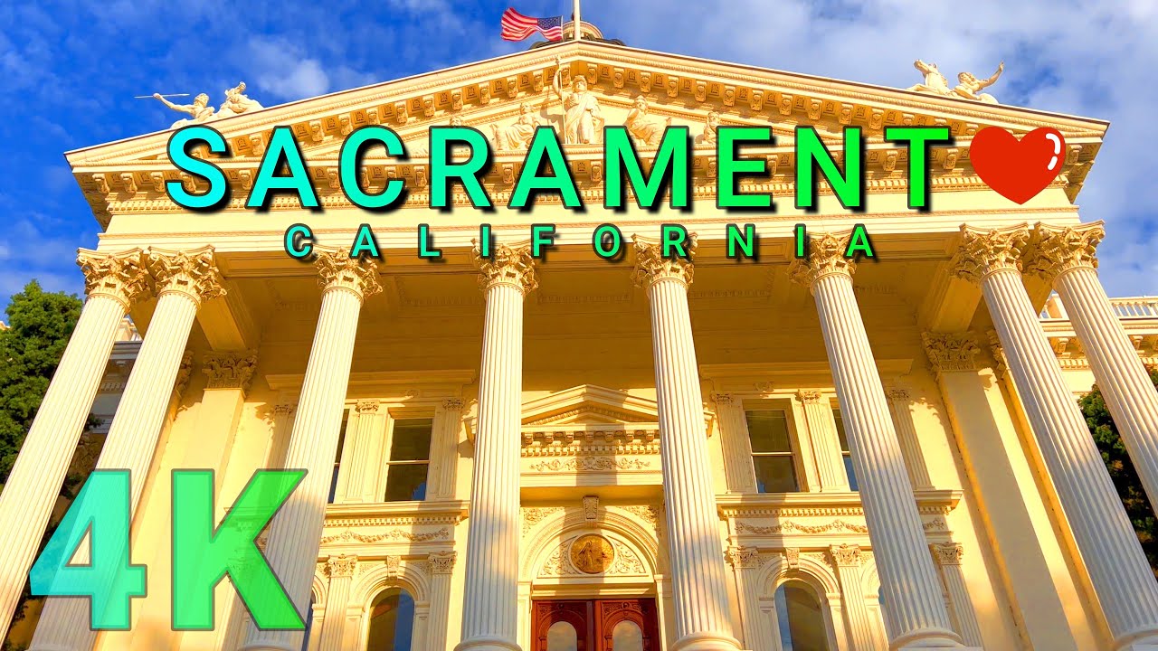 California State Capitol Building, Sacramento USA 4K - UHD