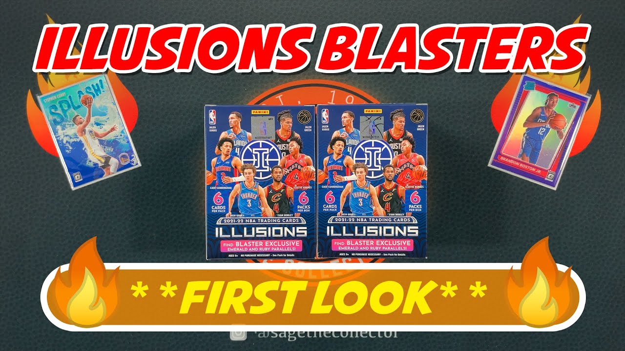 **FIRST LOOK** 2021-22 Illusions Basketball Blaster Boxes 🔥 Best design yet?