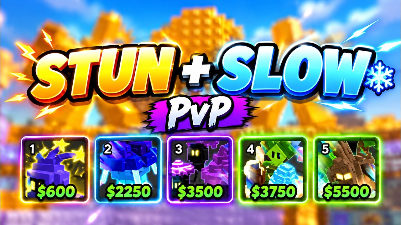 Stun + Slow Units Make Ranked PvP SO EASY! 🤯 | Garden Tower Defense