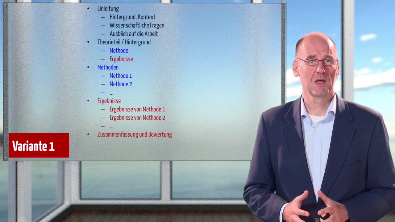 Wissenschaftliches Arbeiten 06: Die Gliederung