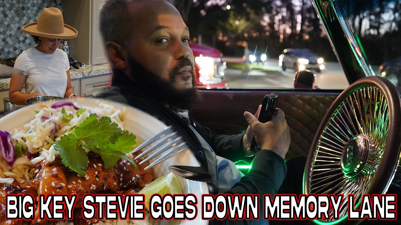 Big Key Stevie goes down memory lane with old friend Juice and takes Olive Oyl for a spin