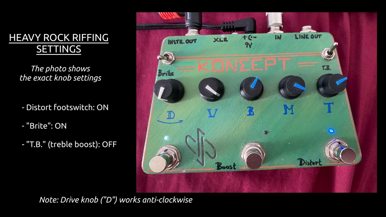 dpFX Pedals KONSERT (sunn concert preamp)