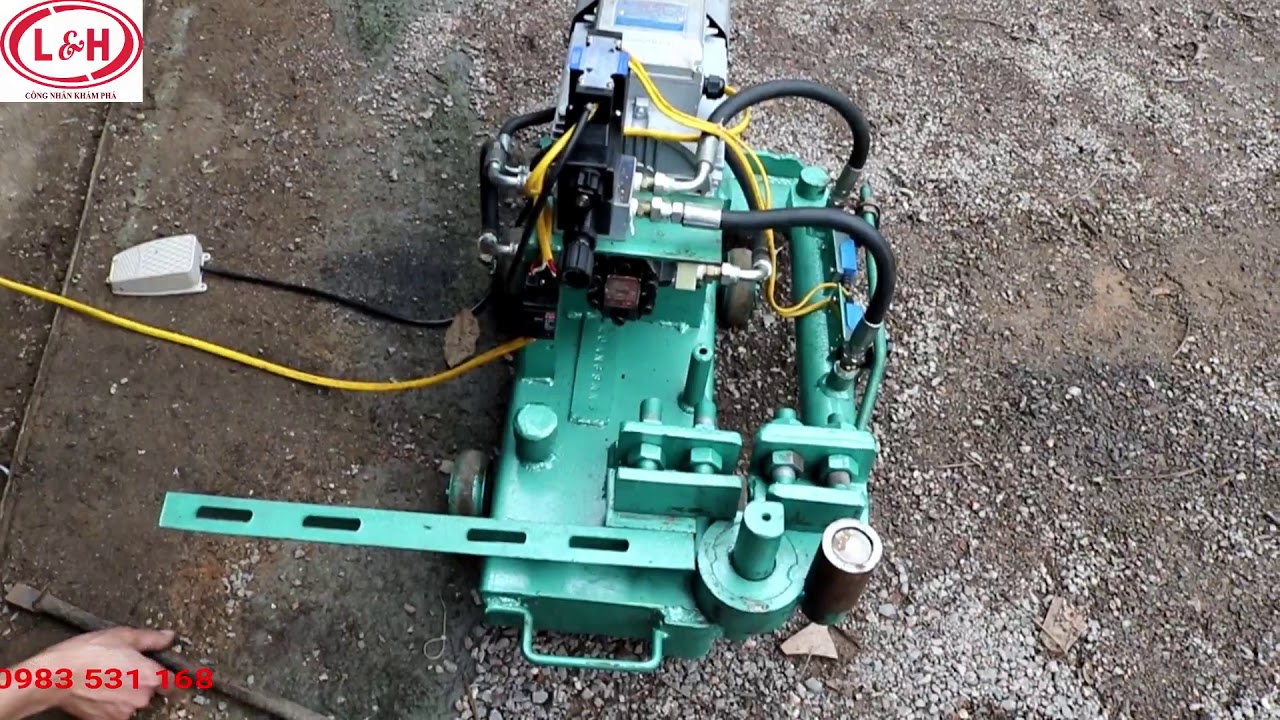 Bán máy uốn sắt tự động thủy lực 1 pha Hydraulic steel bending machine