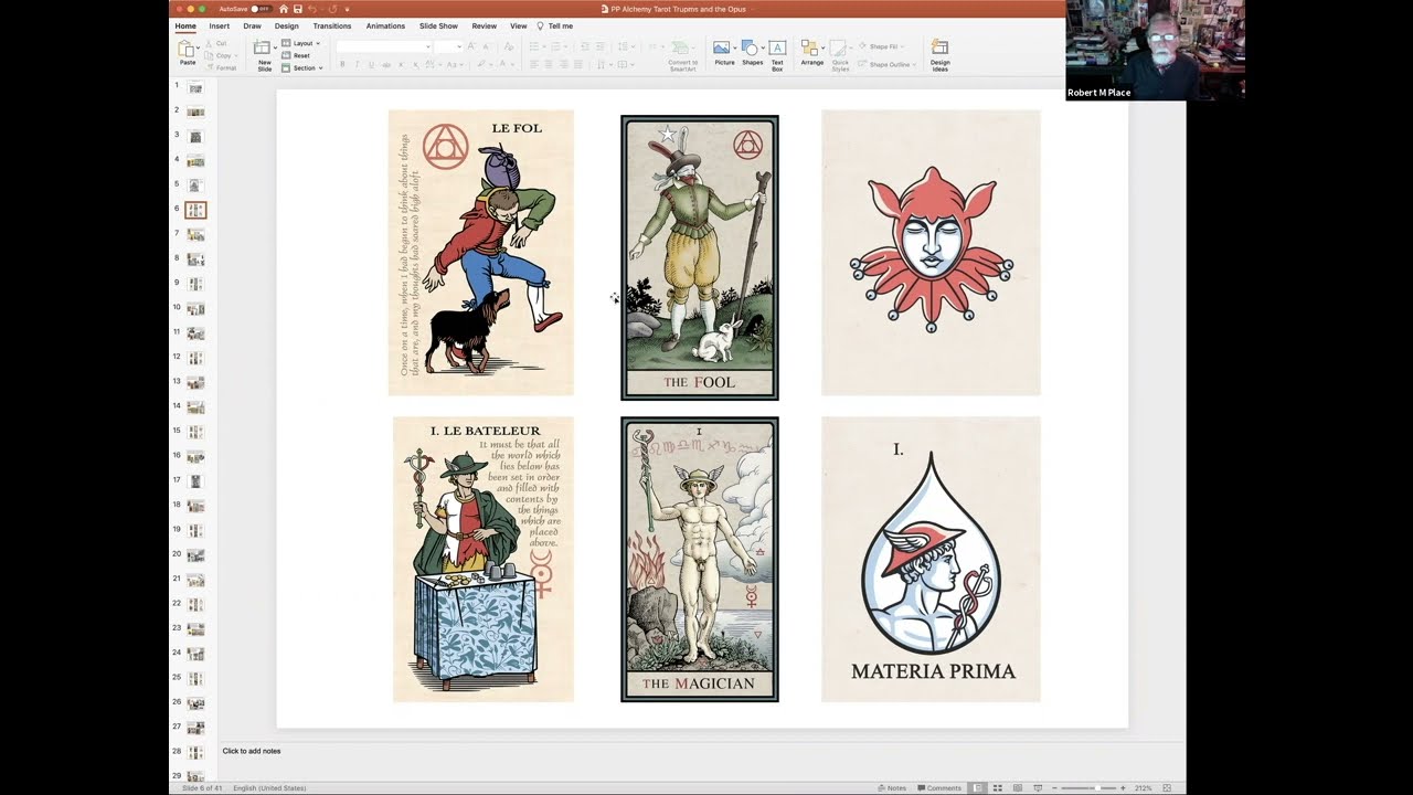 Alchemy and Hermeticism in the Tarot of Marseille by Robert M. Place
