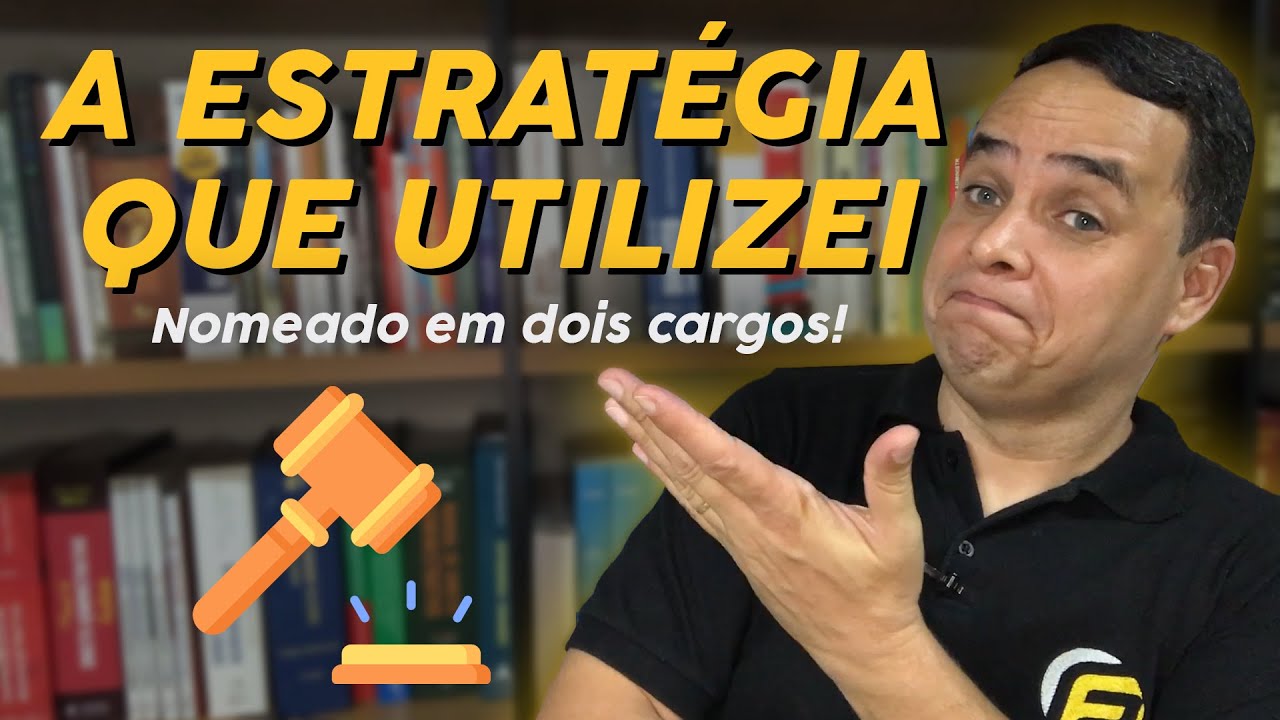 A estratégia que utilizei para ser aprovado para Técnico e Analista de TRE