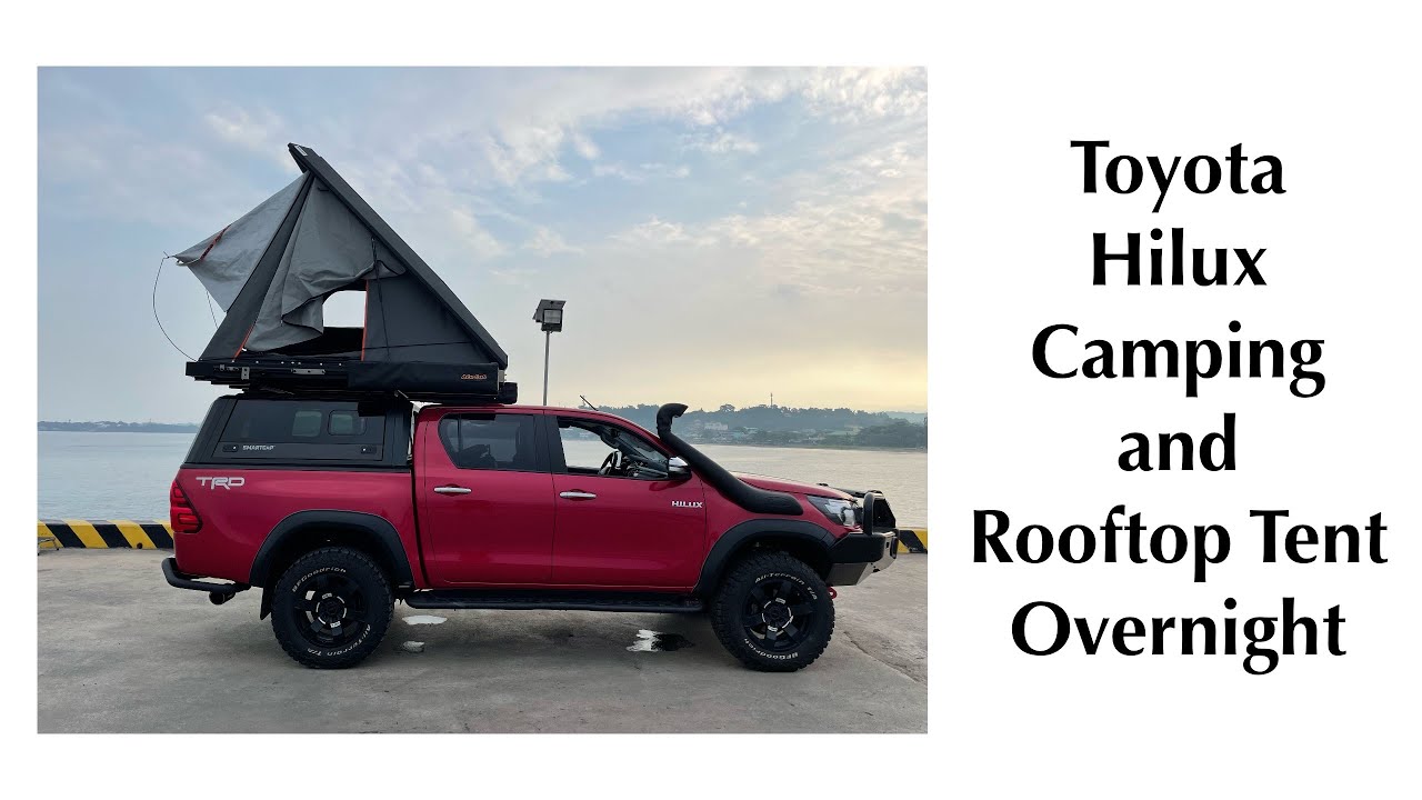 Toyota Hilux Camping, SmartCap Canopy, Alu Cab Rooftop Tent, Alu-Cab 270° Shadow Awning