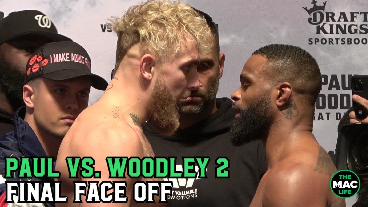Jake Paul tells Tyron Woodley he's 
