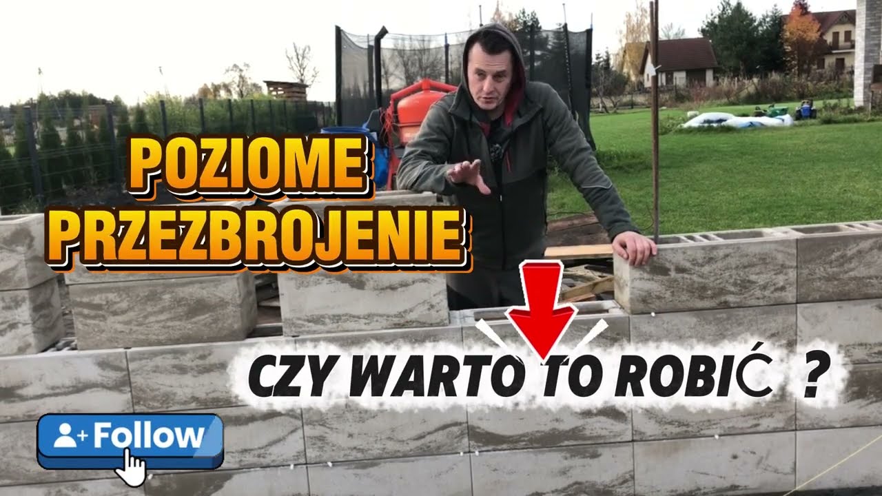 Przezbrojenie poziome ogrodzenia z bloczków – jak prawidłowo wykonać zbrojenie