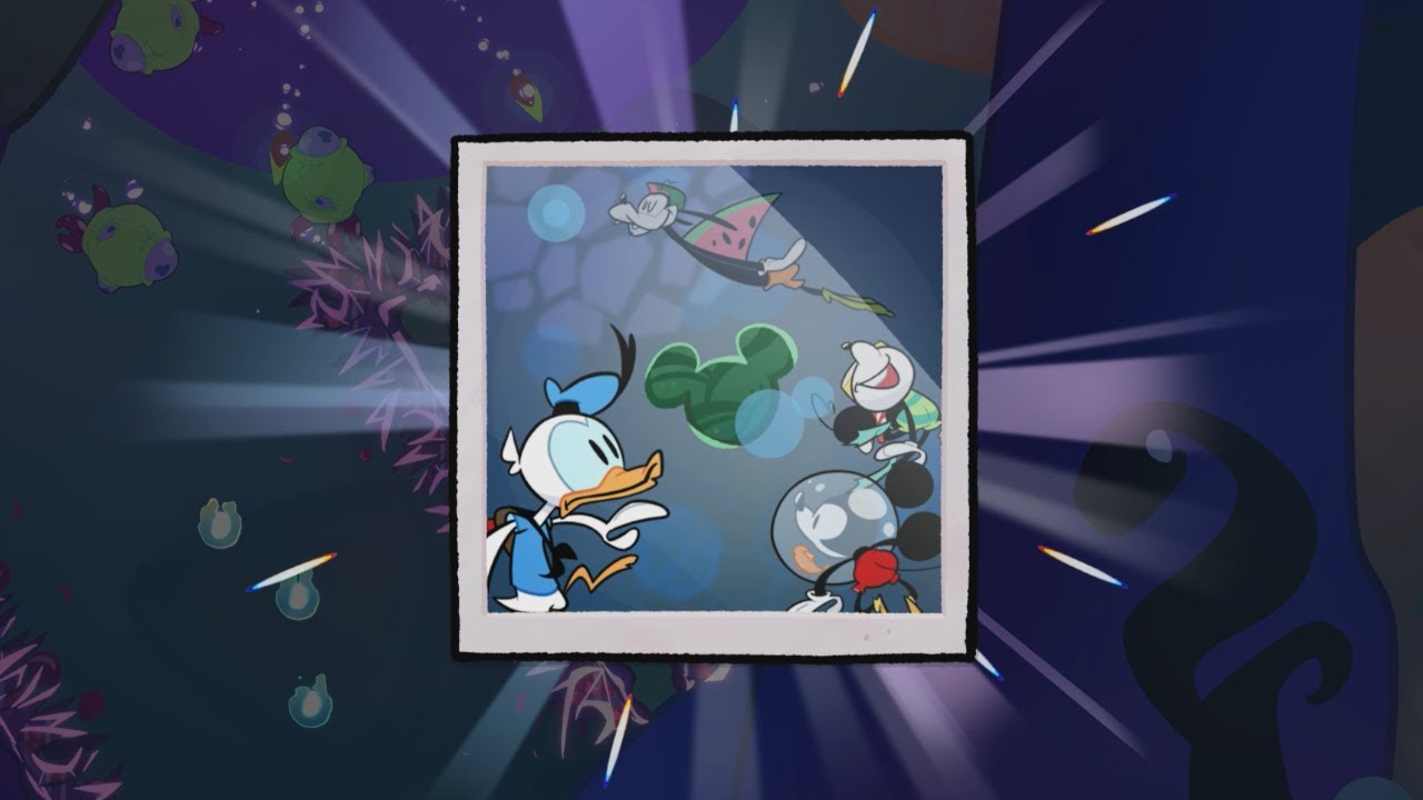 Disney Illusion Island Starring Mickey & Friends - Deep Diving Through The Abyss (Xbox Gameplay)
