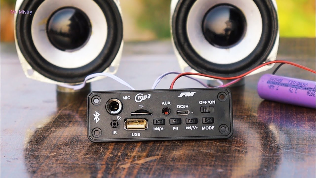 Bluetooth Module with MIC Slot, SD card, FM, Pendrive 2&times;5W Speaker Output
