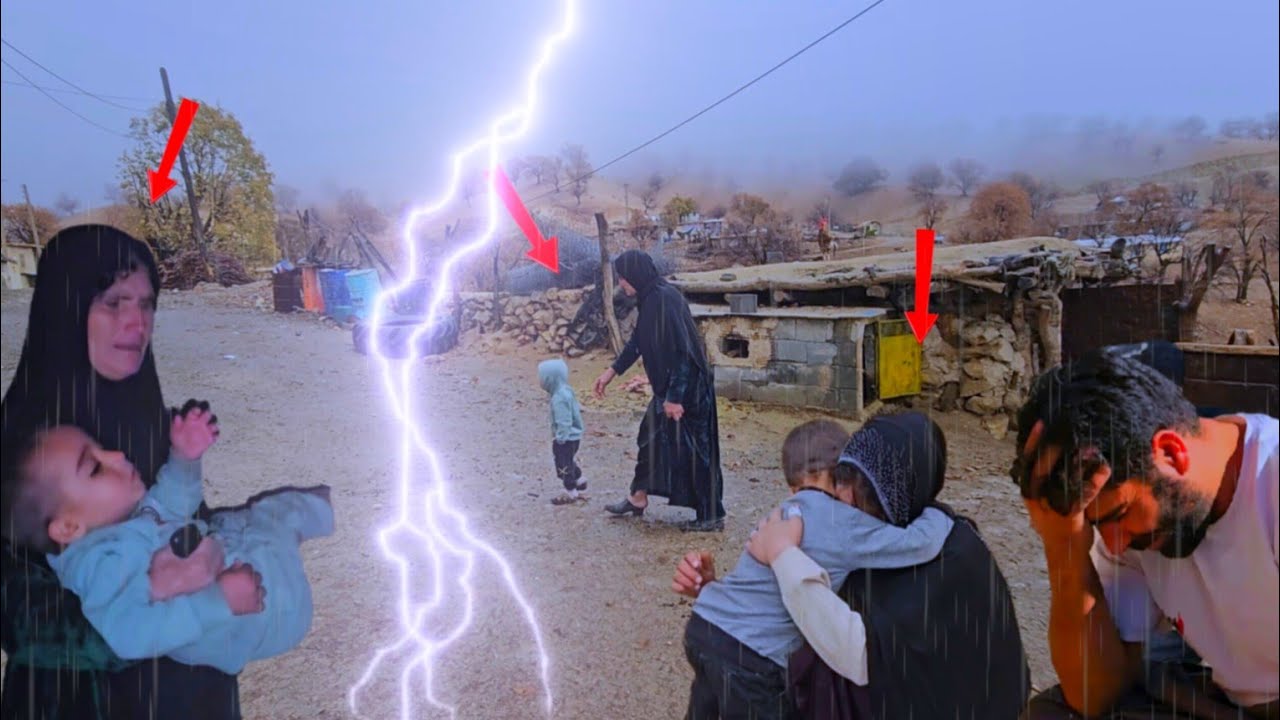 Documentary about the harsh life of nomadsFatima's cares in the blizzard and mountain rain from Arad