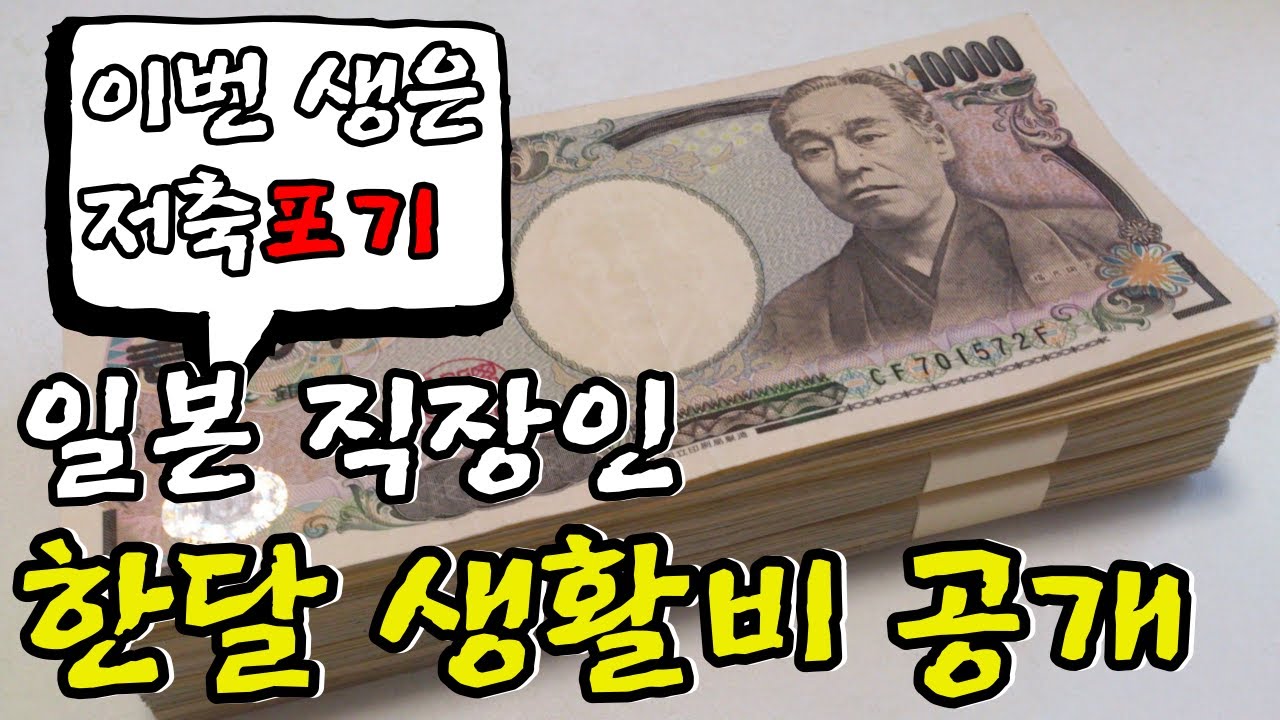 일본 직장인 리얼한 생활비 공개 | 일본에서 살려면 한달에 얼마나 필요할까? | 일본 오사카 한달 생활비 | 일본집세 오사카집세 오사카야칭
