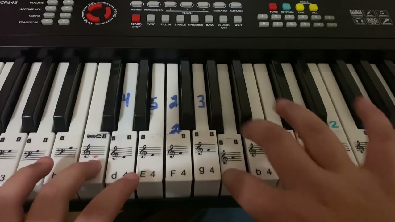 Happy birthday on Piano!! With Gera 