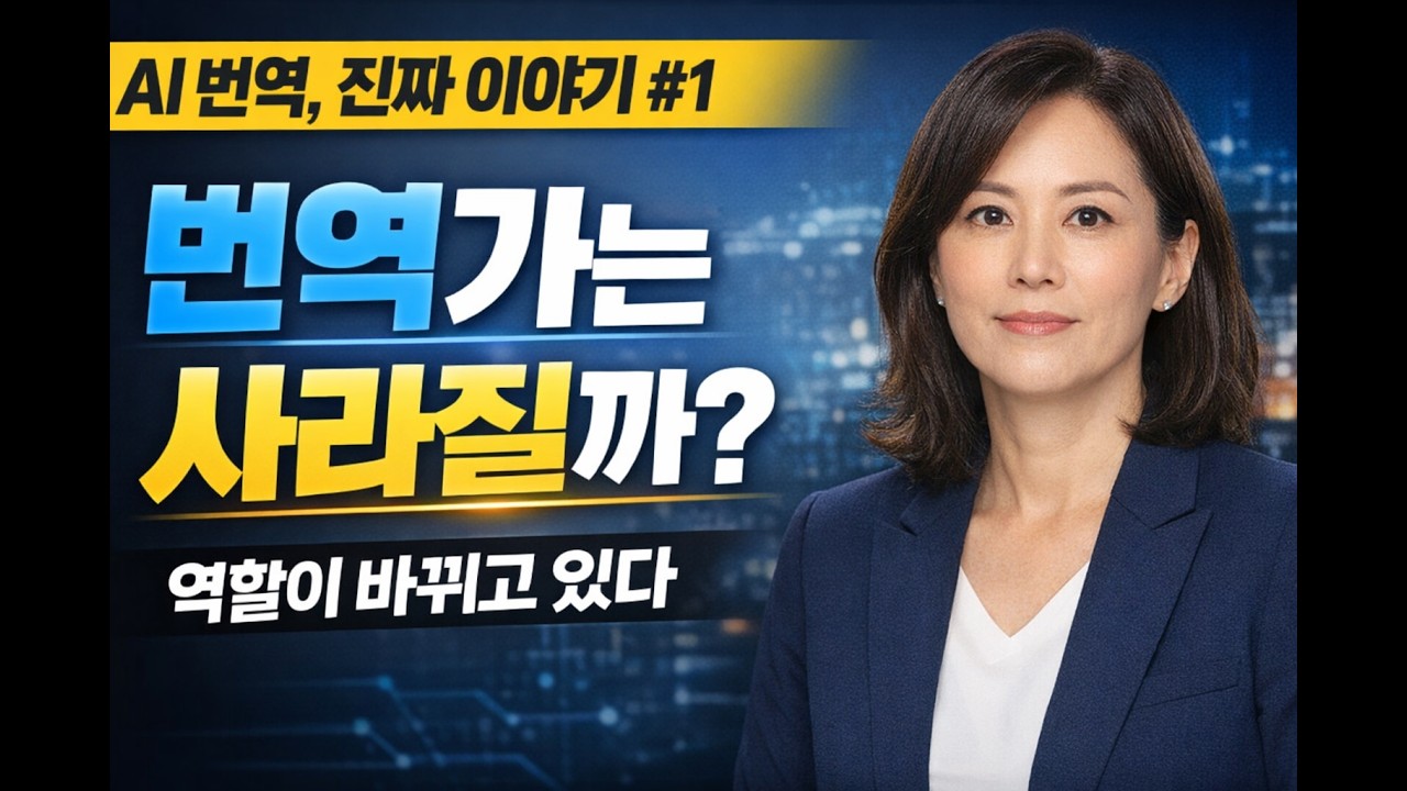 AI 번역, 진짜 이야기 #1 번역가는 사라질까? 역할이 바뀌고 있다.