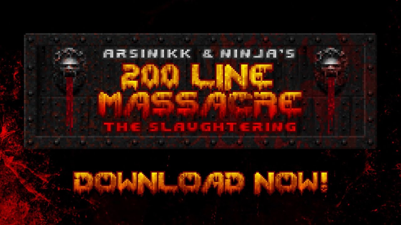 200 Line Massacre: The Slaughtering (Doom WAD Trailer)