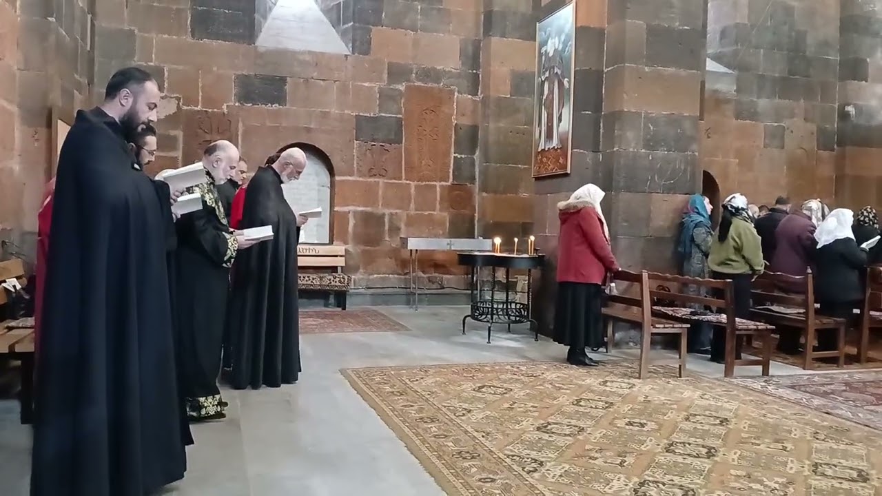 Մեղավորներին ապաշխարության կանչելու կանոն։ Քանաքեռի Սուրբ Աստվածածին եկեղեցում։ Մեծ պահք։