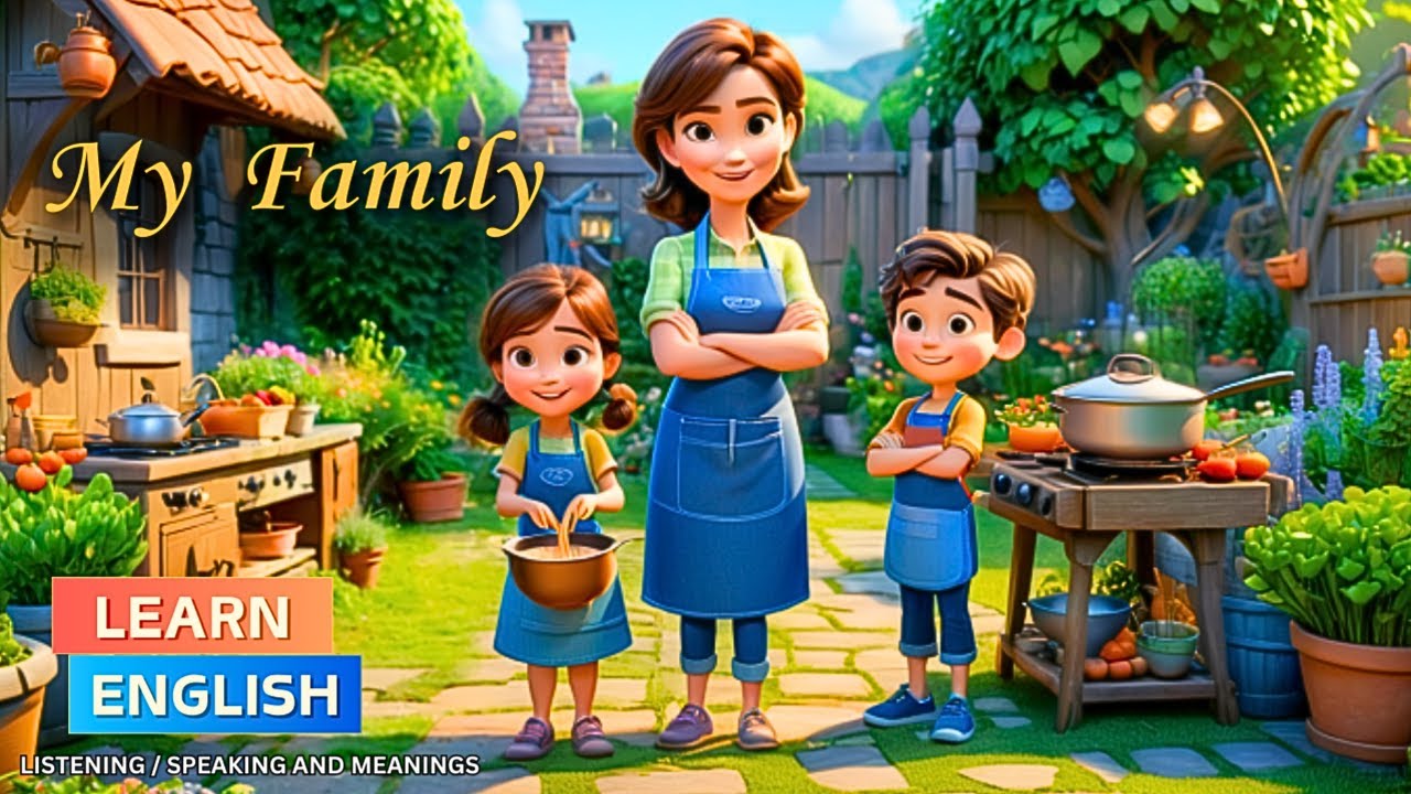 My Family I Learn English and Improve English I English Listening to English Speaking