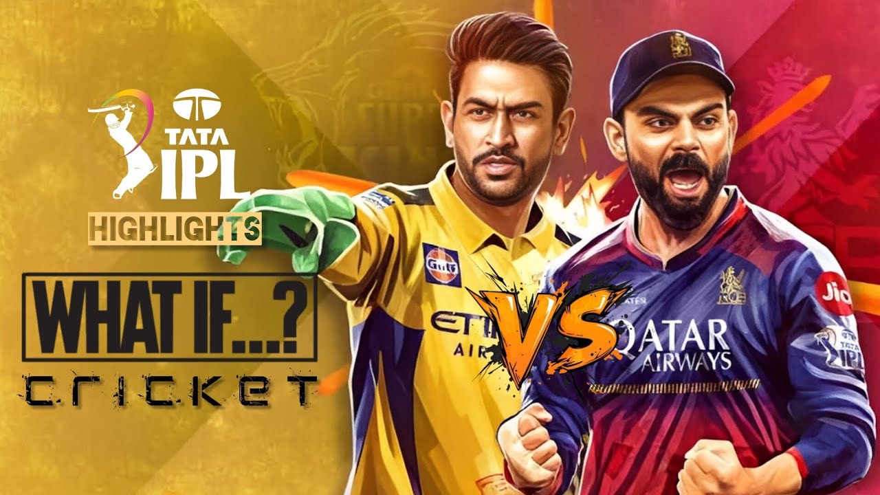 CSK💛 vs RCB❤️ Ipl 2025 Highlights | What if ⁉️ Episode - 02 | Real Cricket 24 🏏