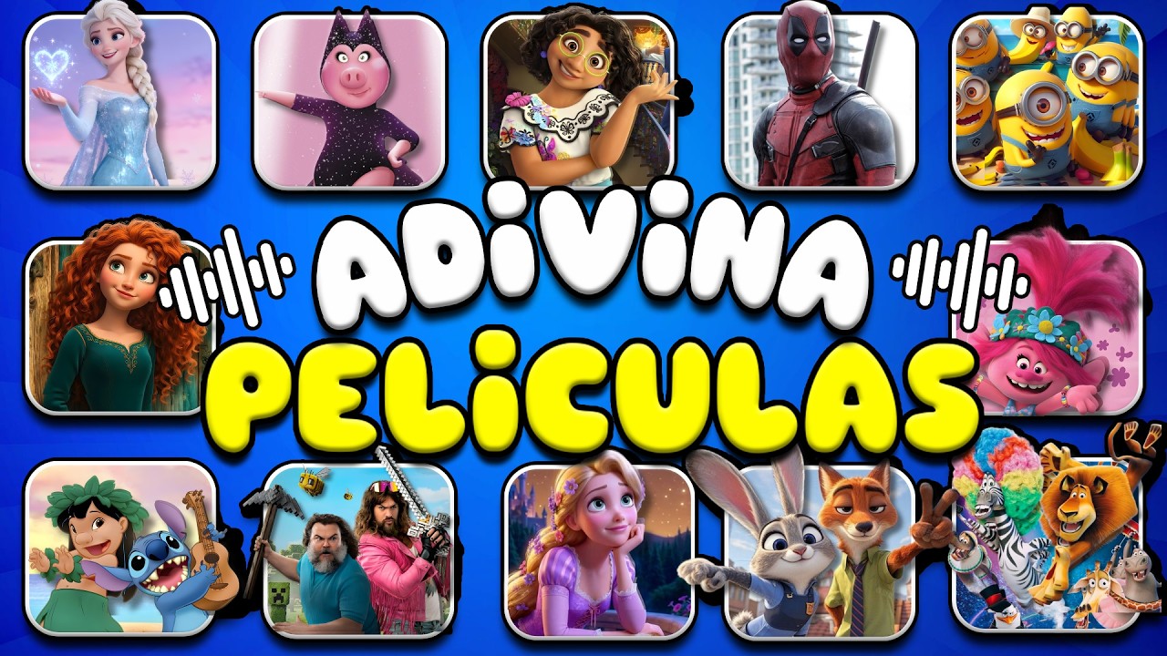 Adivina las PELÍCULAS Por La CANCIÓN 😀🎶 Frozen❄️ Sonic🦔 Encanto🌸 Disney❤️ Adivina La Película ❤️