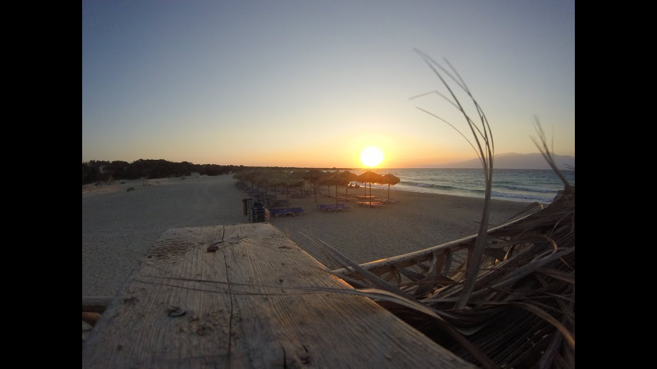 Chrissi Island - Sunset time-lapse on GoPro
