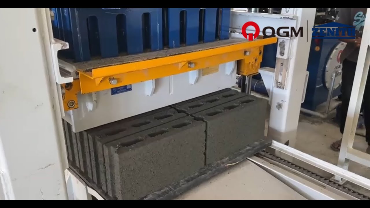 QGM маленький вибропресс для начального производства стеновых блоков / модель QT6