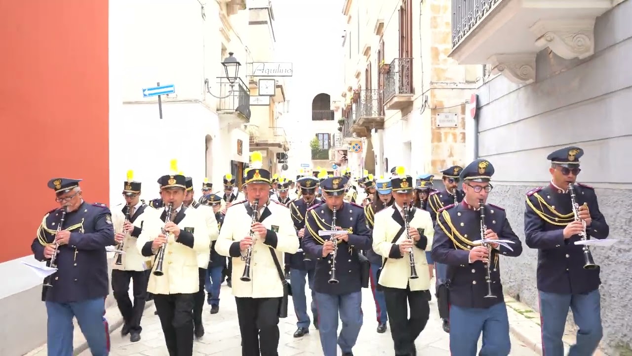 Banda di Lanciano e Castellana - Marcia Ernani - Madonna della Vetrana - 27/4/25 Castellana Grotte