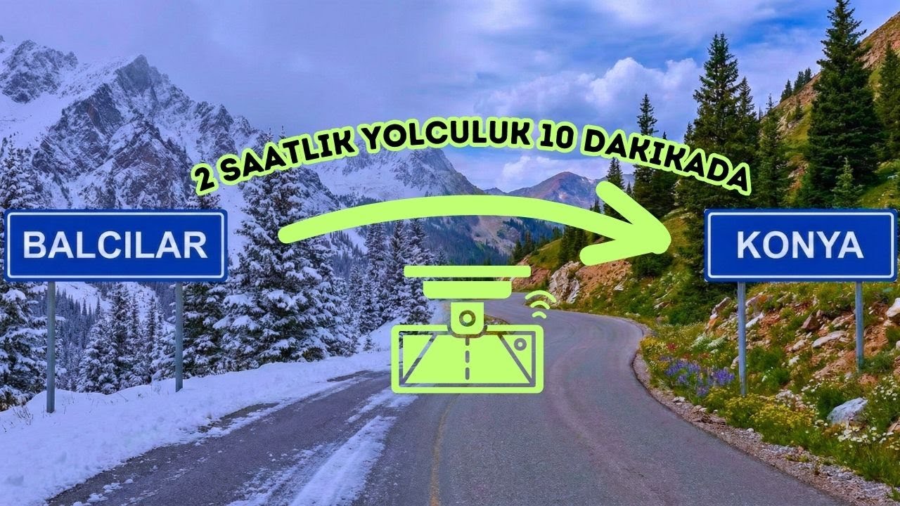 Balcılar’dan Konya’ya Yolculuk | Araç İçi Kamera | Hızlandırılmış Yol Videosu
