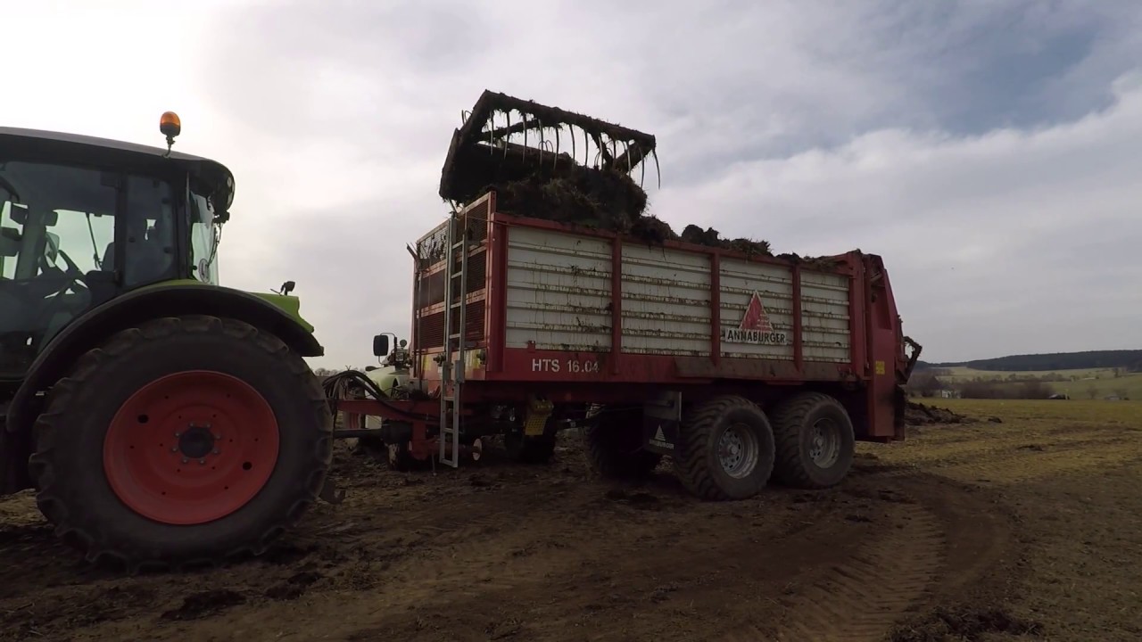 MISTSTREUEN | CASE IH Optum 300 | CLAAS Arion 620 | 2x ANNABURGER HTS 16.04