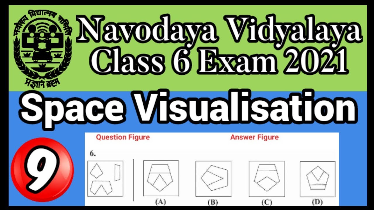 | Mental Ability Part 9 | Space Visualisation | Navodaya Vidyalaya Exam | Sainik School Exam 2021 22