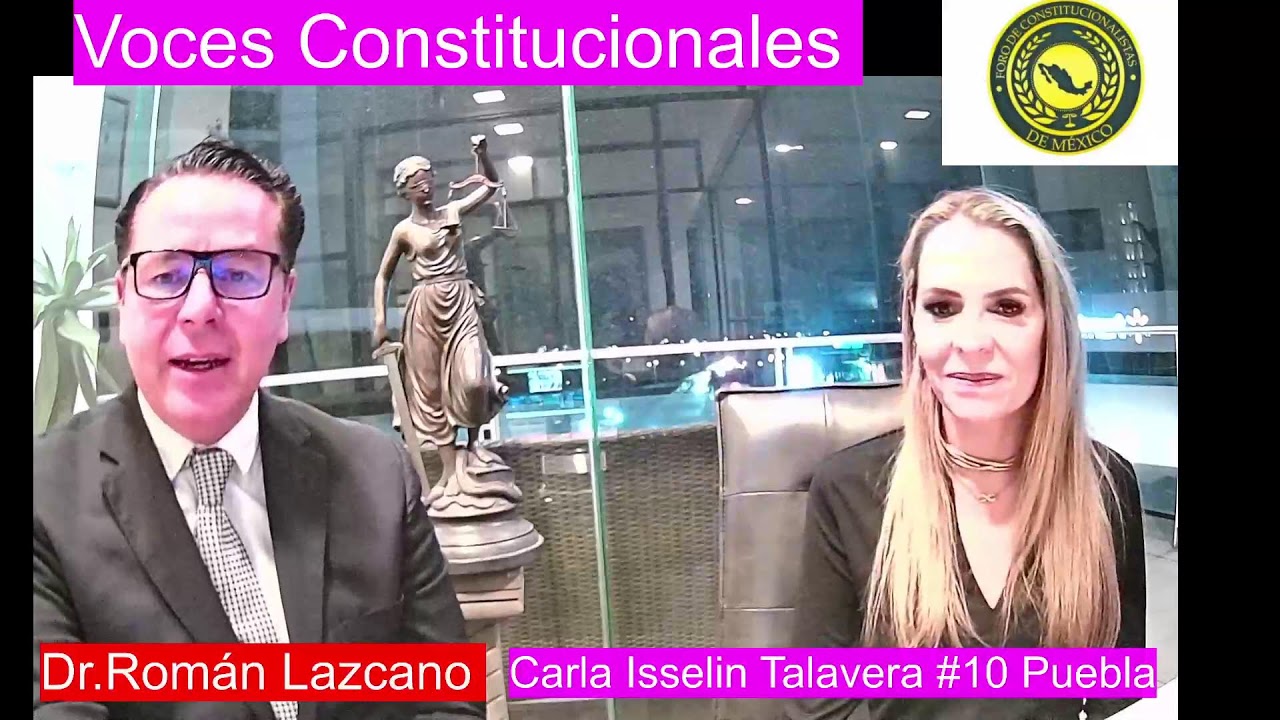 Candidata Carla Isselin Talavera #10 Puebla conduce Román Lazcano