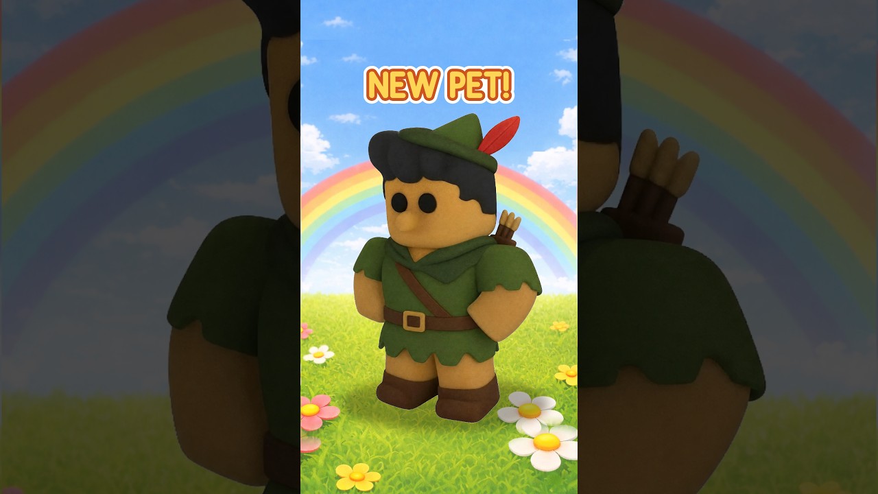 Питомец Робин Гуд в Adopt Me! Обновление &laquo;Сказочное яйцо&raquo; #adoptme #adoptmeroblox #roblox #shorts