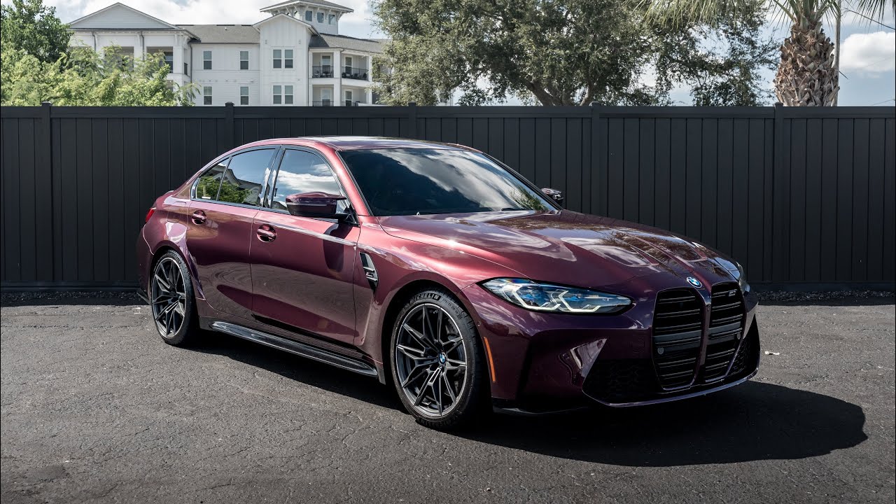 2022 BMW M3 Competition xDrive &ndash; Wildberry Metallic 💜 | Individual Spec | #walkaround 