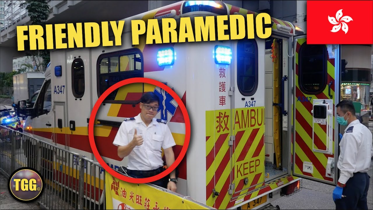 [Hong Kong] Ambulances & Motorcycle Responding in Mong Kok