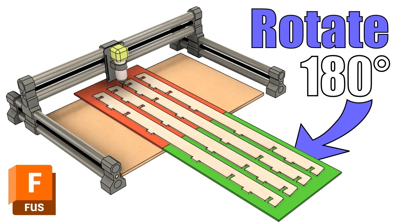 Маленький ЧПУ? Не проблема! Резать большие детали этим простым методом