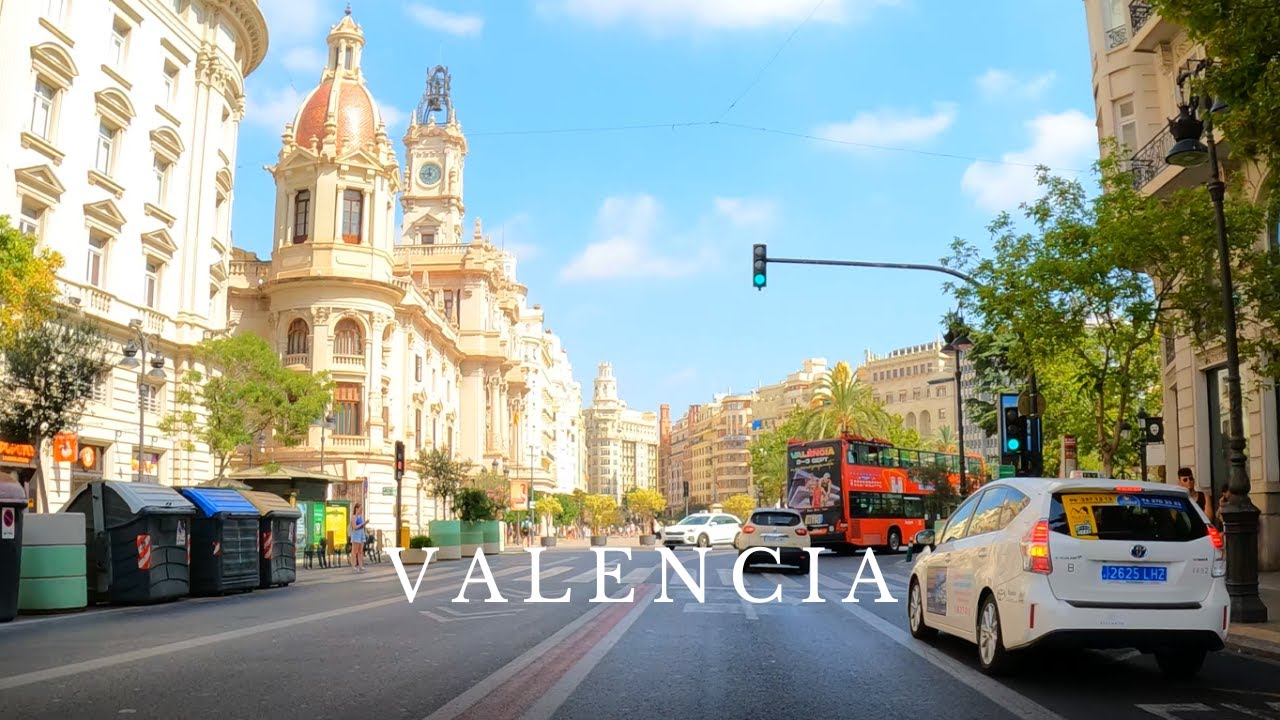DRIVING in VALENCIA SPAIN 4K 2023 🇪🇸