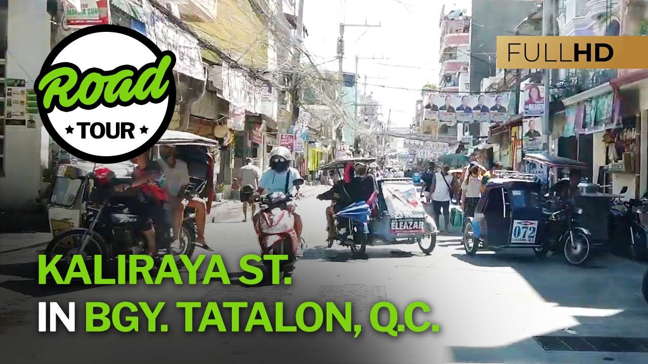 Kaliraya Street in Tatalon, Quezon City - Full Road Trip