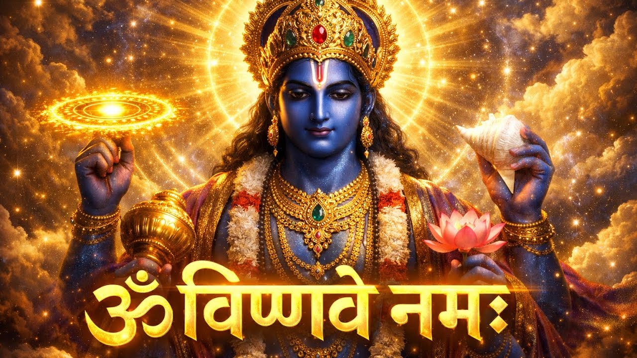ॐ विष्णवे नमः | Ultimate Vishnu Mantra for Protection & Peace