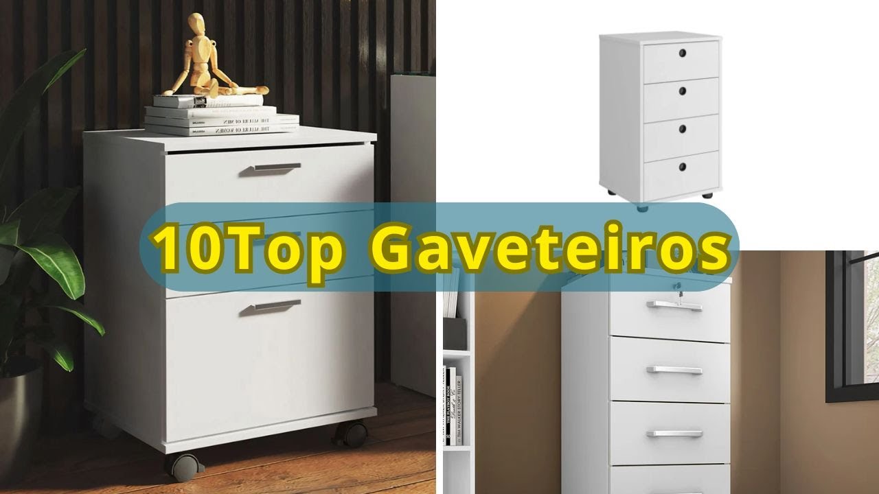 DICA DE MONTADOR DE MÓVEIS TOP 10 GAVETEIROS COM RODINHAS