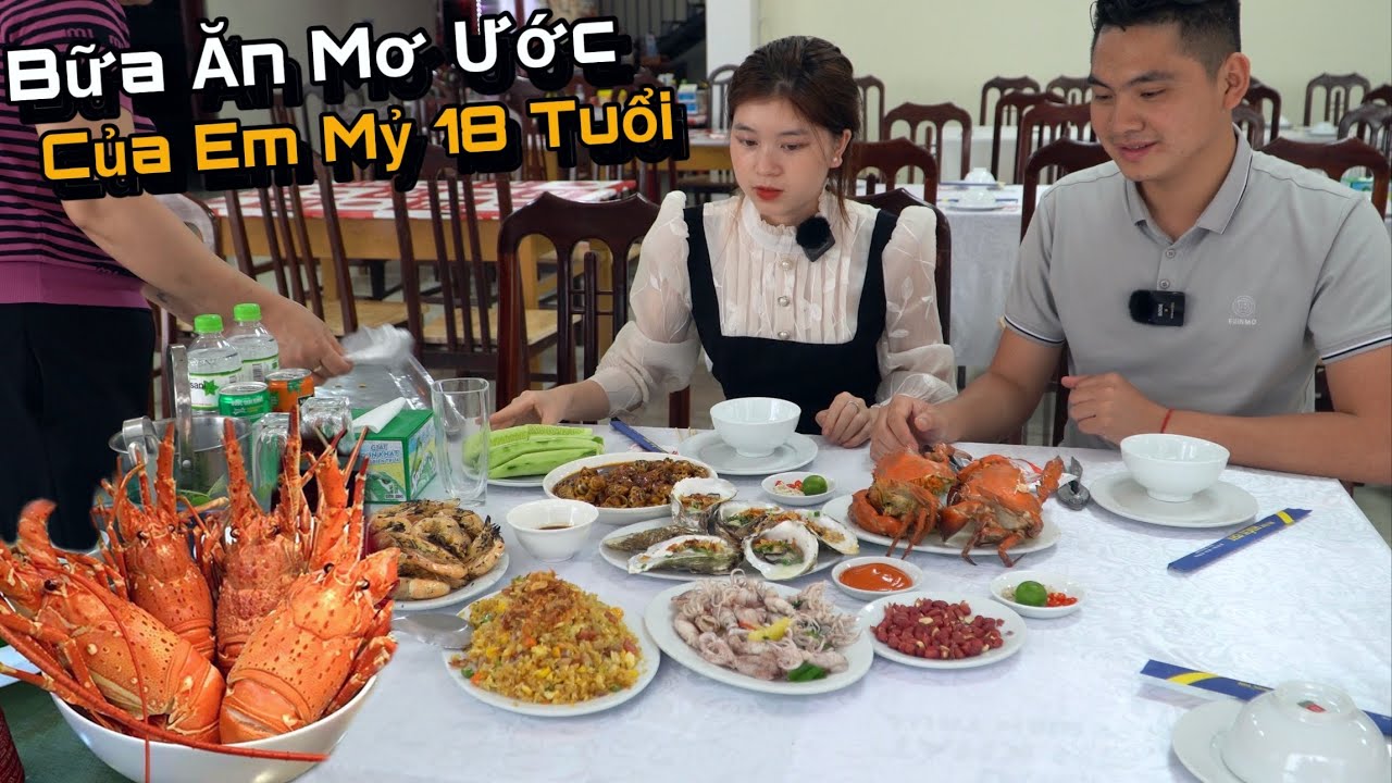 Mời Em Mỷ 18 Tuổi Ăn Hải Sản Và Chơi Biển Đồ Sơn, Một Ngày Khó Quên Với Em Mỷ..!